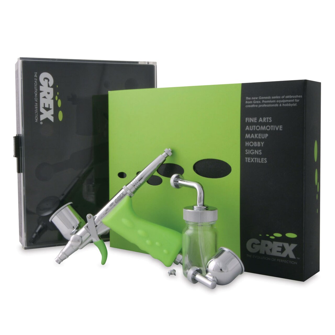 Grex Tritium TS Dual Action Side Gravity Airbrush Set - 0.3 mm